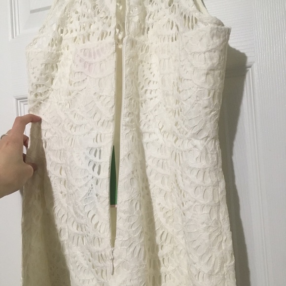 NEW Lilly Pulitzer White Lace Kenna Dress Size 4 - Picture 5 of 8